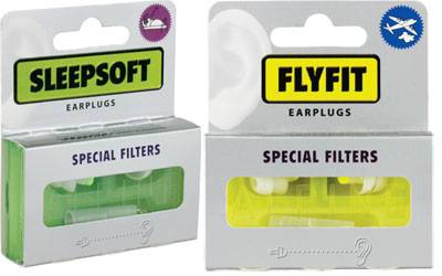 Alpine FlyFit and SleepSoft Earplugs