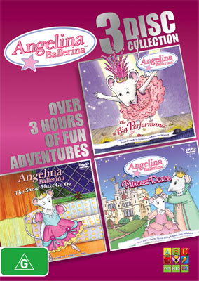 Angelina Ballerina Triple Dvd Packs Girlcomau