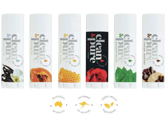 Clean & Pure Lip Balms
