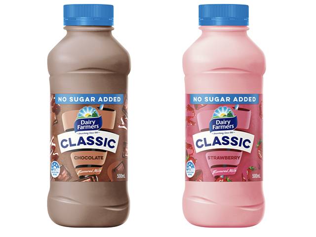 Dairy Farmers Classic No Sugar Added Range Girl au