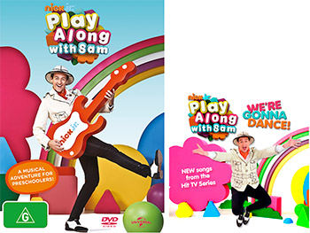 Play Along with Sam DVD & CD Packs | Female.com.au
