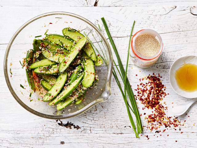 Easy Qukes Baby Cucumber Kimchi | Girl.com.au