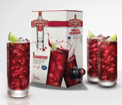 smirnoff cranberry goon bag