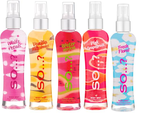 so vanilla milkshake body mist