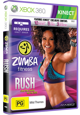 zumba fitness rush xbox 360